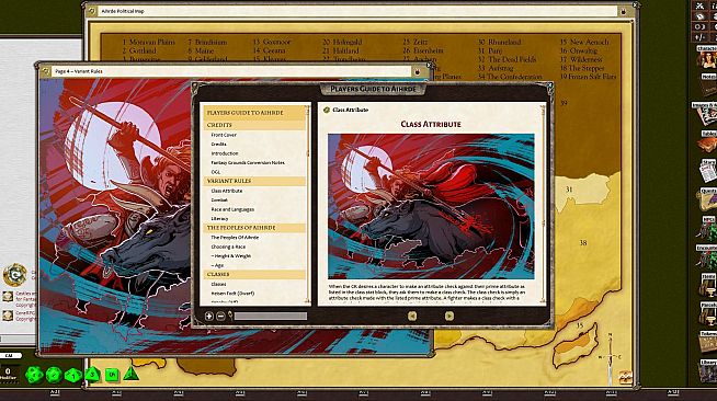 Fantasy Grounds - Players Guide to Aihrde (Castles & Crusades)