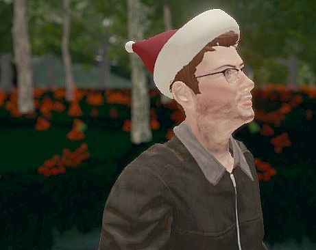 Hide and Seek - Santa Hat