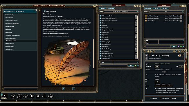 Fantasy Grounds - Breath of Life - The Archivist (PF1E)