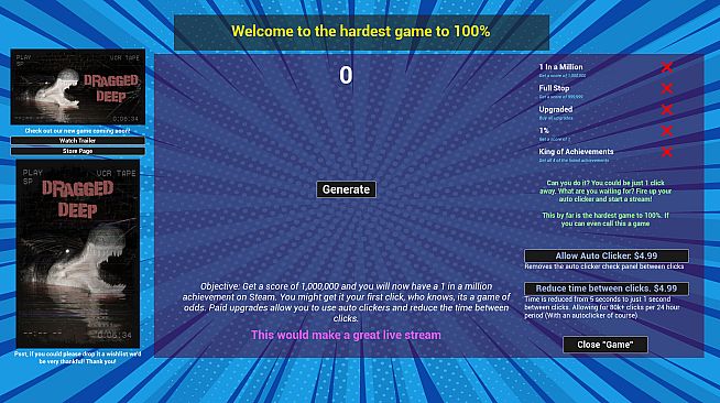 1 in a Million | A game of odds