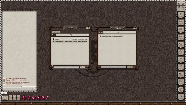 Fantasy Grounds - Rumours, Notes and Books Collection