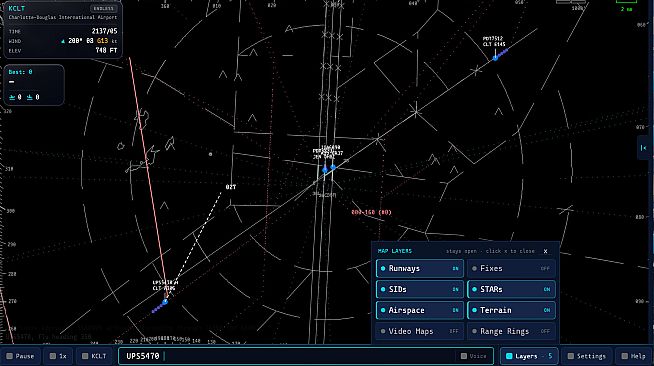 Vectorline: Air Traffic Control Simulator