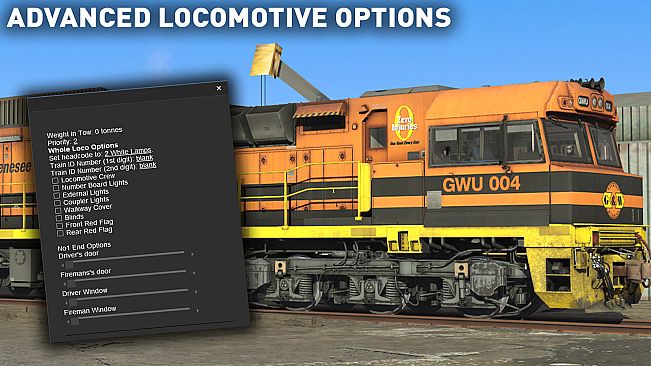 Trainz 2019 DLC - C44aci Locomotive - GWA/ORA Pack