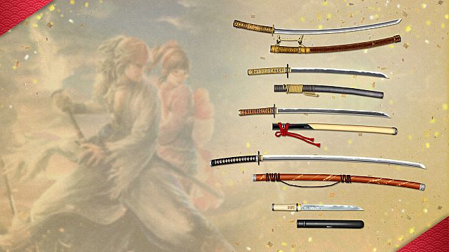 KATANA KAMI: A Way of the Samurai Story - Five Famous Swords Set