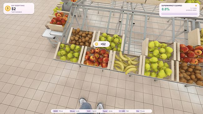 Eat Everything in a Supermarket