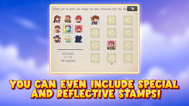 RPG Maker MZ - UNDERMAX - STAMPS ALBUM PLUGIN
