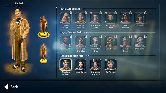 Clue/Cluedo: Sherlock Suspect Pack