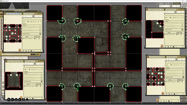 Fantasy Grounds - Pathfinder RPG - Flip-Tiles - Dungeon Mazes Expansion