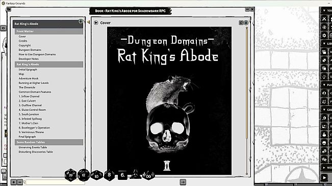 Fantasy Grounds - Rat King's Abode for Shadowdark RPG