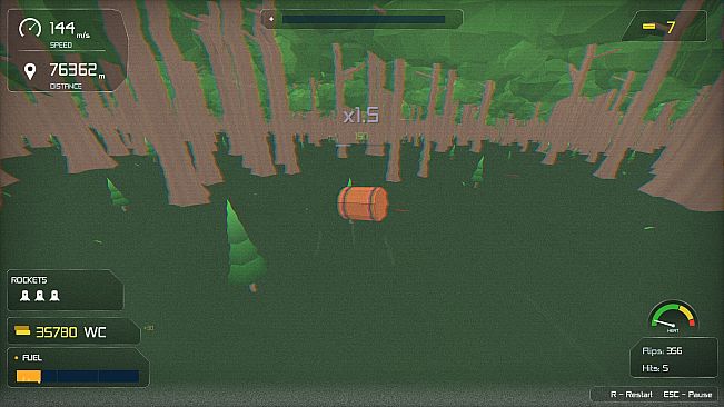 Throw a Barrel Down a Hill