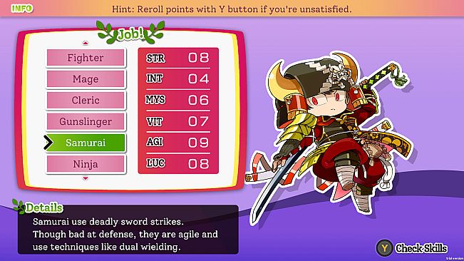 Mon-Yu: Defeat Monsters And Gain Strong Weapons And Armor. You May Be Defeated, But Don’t Give Up. Become Stronger. I Believe There Will Be A Day When The Heroes Defeat The Devil King.