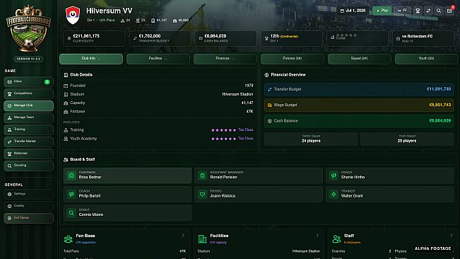 Football Club Builder