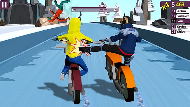 Racing Bike Fight (Corona Virus Lockdown Special)
