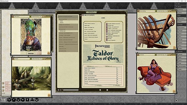 Fantasy Grounds - Pathfinder RPG - Pathfinder Companion Taldor Echoes of Glory