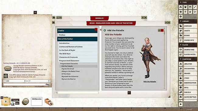 Fantasy Grounds - Deadlands: Dark Ages - Sins of the Father