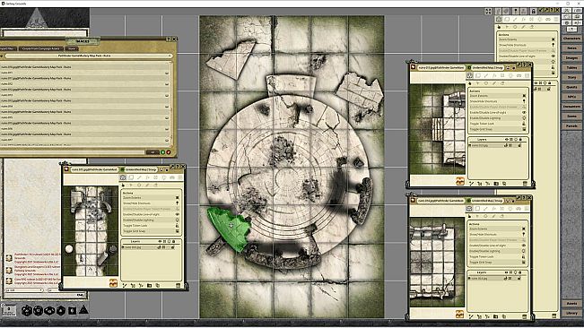Fantasy Grounds - Pathfinder RPG - GameMastery Map Pack: Ruins
