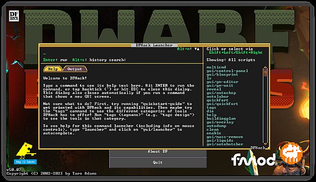 DFHack - Dwarf Fortress Modding Engine