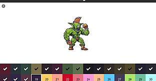 RETRO-PIXEL COLOR PALETTE - DB-ISO-22