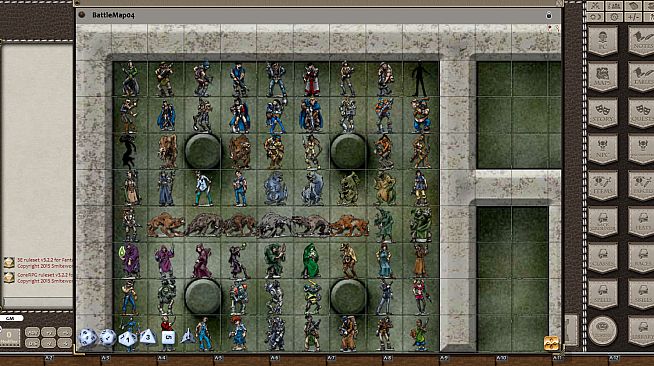 Fantasy Grounds - Hell on Earth Reloaded Figure Flats - Starter (Token Pack)