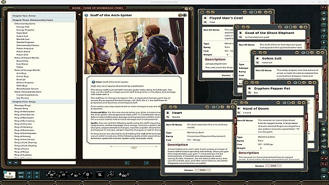 Fantasy Grounds - Tome of Wondrous Items