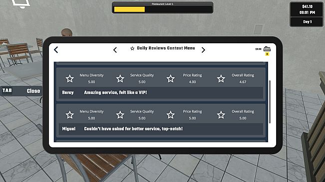 Restaurant Owner: Prologue