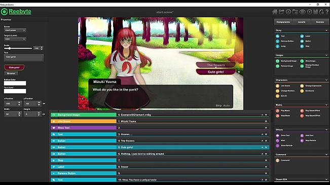 Reebyte : Visual Novel and Interactive App Maker