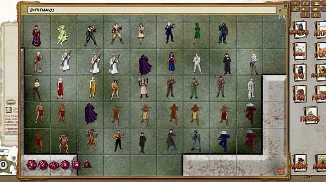 Fantasy Grounds - Daring Tales of Adventure Figure Flats (Token Pack)