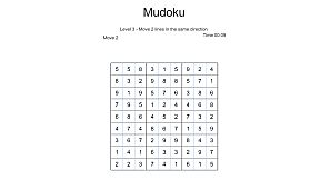 Mudoku - next Sudoku