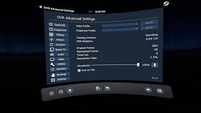 OVR Advanced Settings: Large Donation