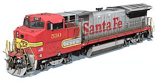 Trainz Plus DLC - ATSF B40-8W 500-559
