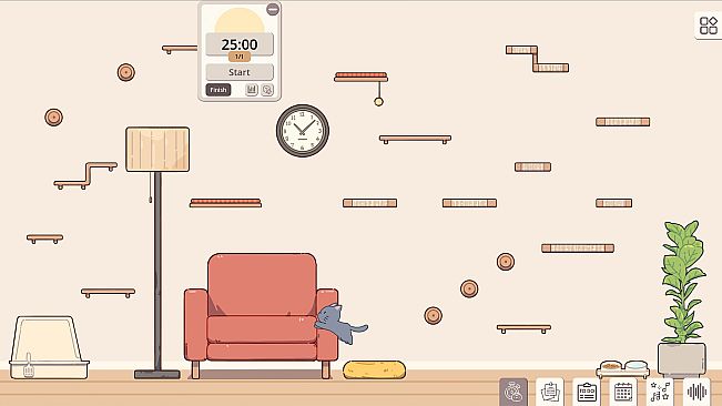 Meow Time: cozy cat room