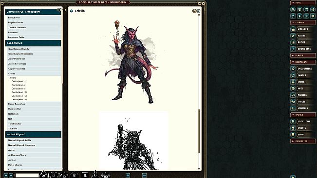 Fantasy Grounds - Ultimate NPCs: Skulduggery (5E)