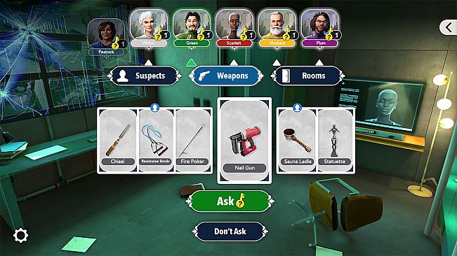 Clue/Cluedo: Whispering Pines Retreat Crime Scene