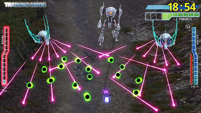 EARTH DEFENSE FORCE 4.1 WINGDIVER THE SHOOTER - TRAINING MODE