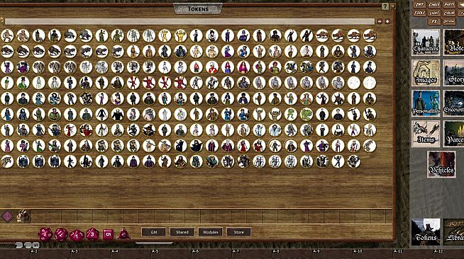 Fantasy Grounds - Rippers Online Gaming Figure Flats (Token Pack)