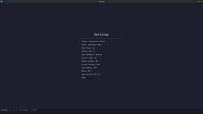 vim racer