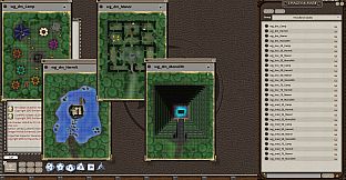 Fantasy Grounds - 0one's Colorprints #9: Woodland Glades (Map Pack)