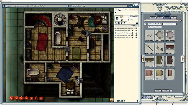 Fantasy Grounds - Interior Map Pack
