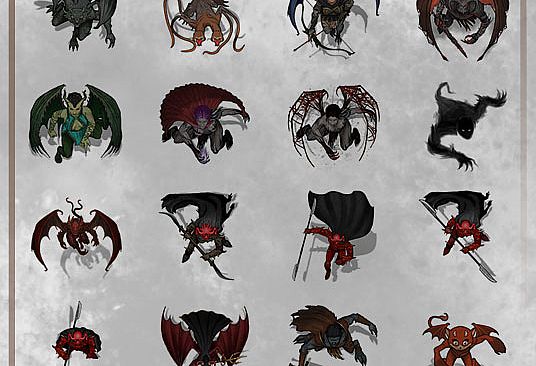 Fantasy Grounds - Top Down Tokens - Demons