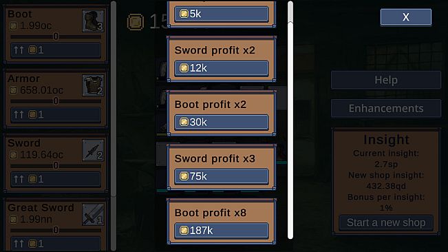 Weapon Shop Decillionaire