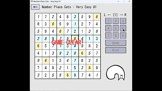 Number Place Cats