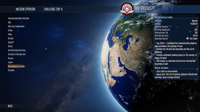 Surviving Mars: Relaunched - Interplanetary Codex