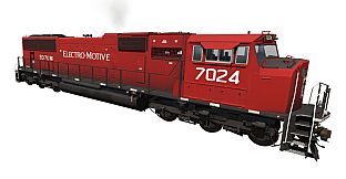 Trainz 2022 DLC - EMD SD70M Demonstrator 3
