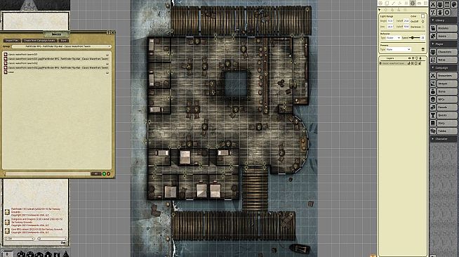 Fantasy Grounds - Pathfinder RPG - Pathfinder Flip-Mat - Classic Waterfront Tavern