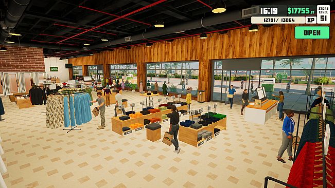 siMarket Cloth Store Simulator