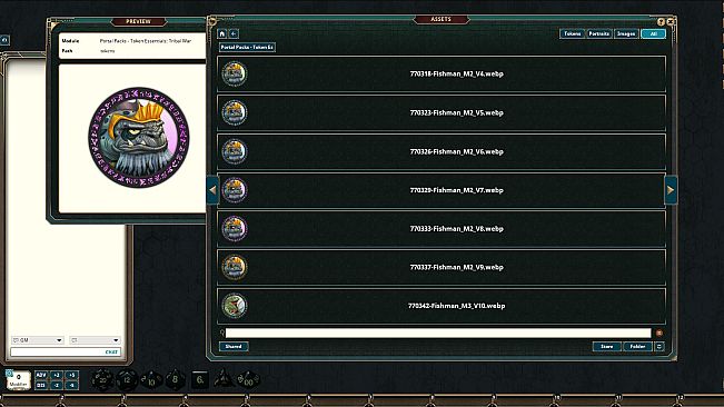 Fantasy Grounds - Portal Packs - Token Essentials: Tribal War