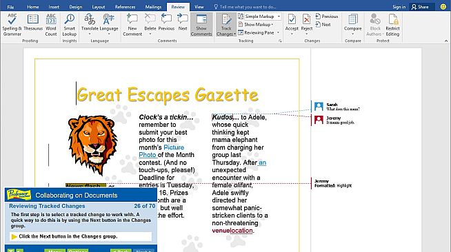 Professor Teaches Word 2016