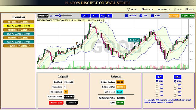 PLATO'S DISCIPLE ON WALL STREET (WITH 20 PLAYPACKS)