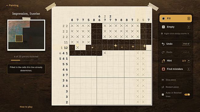 The Restoration Studio: Masterpiece Nonograms
