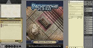Fantasy Grounds - Pathfinder RPG - Pathfinder Flip-Mat: Bigger Temple
